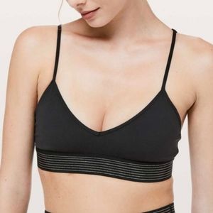 Lululemon Principle Dancer golden lining bralette
